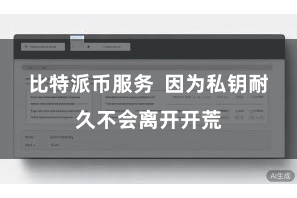 比特派币服务 因为私钥耐久不会离开开荒