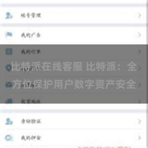比特派在线客服 比特派：全方位保护用户数字资产安全