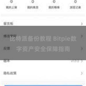 比特派备份教程 Bitpie数字资产安全保障指南