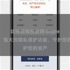 比特派钱包官网 Bitpie钱包：强大的隐私保护功能，守护您的资产