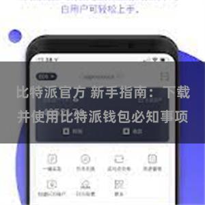 比特派官方 新手指南：下载并使用比特派钱包必知事项