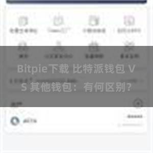 Bitpie下载 比特派钱包 VS 其他钱包：有何区别？