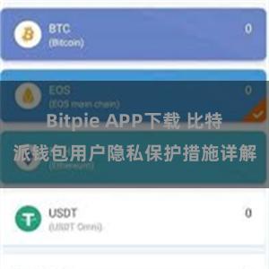 Bitpie APP下载 比特派钱包用户隐私保护措施详解