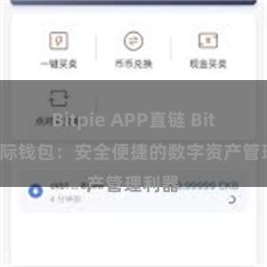 Bitpie APP直链 Bitpie国际钱包：安全便捷的数字资产管理利器