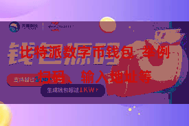 比特派数字币钱包  举例扫码、输入地址等