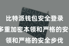 比特派钱包安全登录  领有多重加密本领和严格的安全步伐